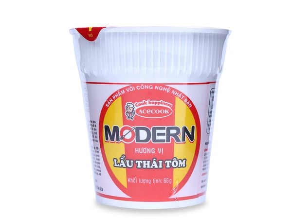 Mì lẩu thái tôm ly 65g Modern