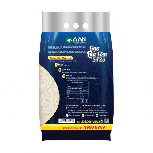 Gạo Lúa Tôm St25 A An Túi 5Kg – Siba Food Hcm