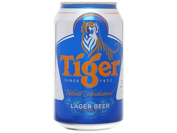 Bia Tiger lon 330ml