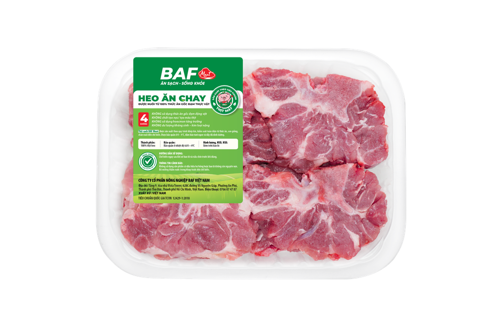Xương cổ heo tươi BAF 500g