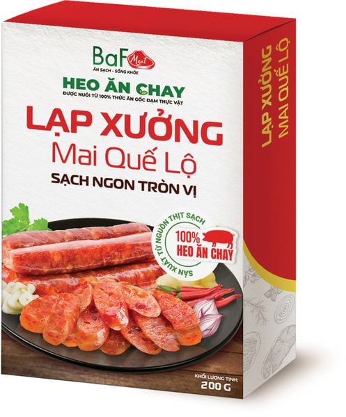 Lạp xưởng Mai Quế Lộ Baf Meat 200G