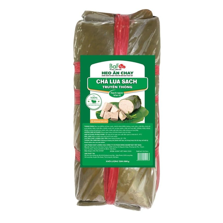 Chả Lụa Sạch Truyền Thống Baf Meat 500G