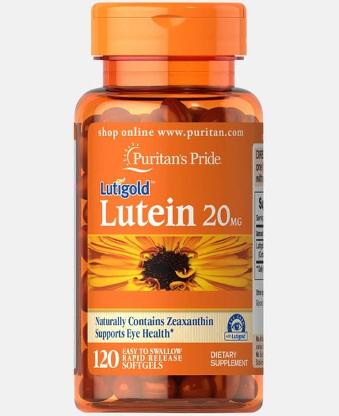  Viên Bổ Mắt Tăng Cường Thị Lực Puritan's Pride Lutein Zeaxanthin 