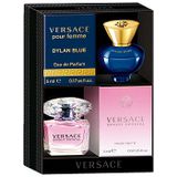  Set Nước Hoa Cho Nữ Versace Dylan Blue EDP + Bright Crystal EDT 