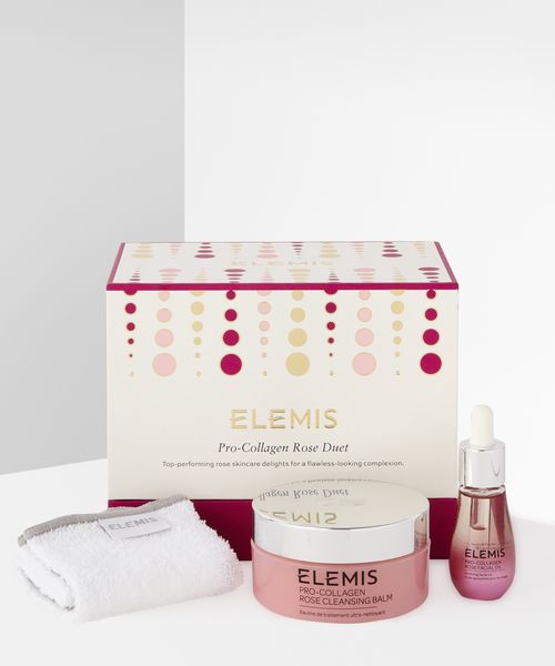  Set Balm Tẩy Trang và Dầu Dưỡng Hoa Hồng Elemis Pro Collagen Rose Value $143 