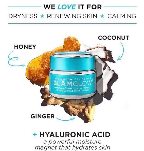  Mặt Nạ Siêu Cấp Nước Glam Glow Thirsty Mud 