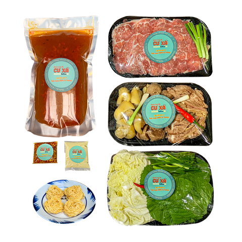  Lẩu bò cay đóng gói 