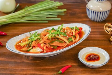  Gầu Bò Tơ Nguyên Da Xào Sả Ớt 