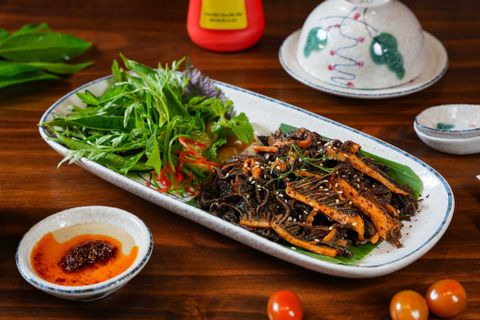  Lá Sách Nướng Muối Ớt 