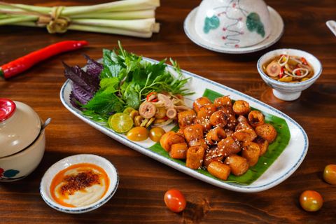  Lòng Bò Nướng Mắm Nhĩ 