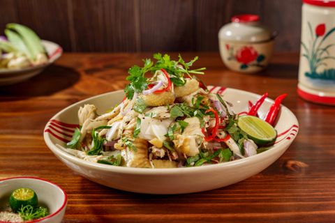  Gà Ta Xé Phay Rau Răm 