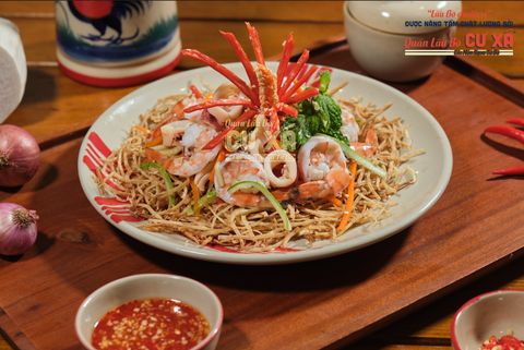  Gỏi Khoai Môn Hải Sản 