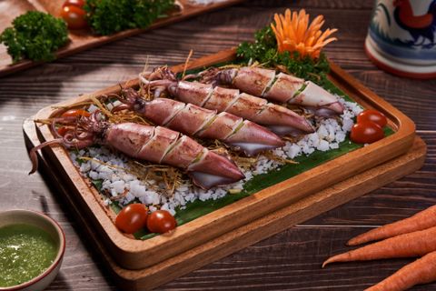  Mực Lá Baby Phan Thiết Nướng Muối Ớt 