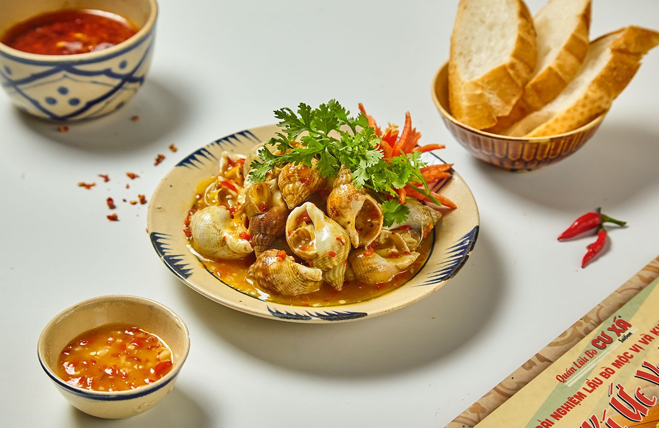  Ốc Bulot Pháp Bơ Tỏi 