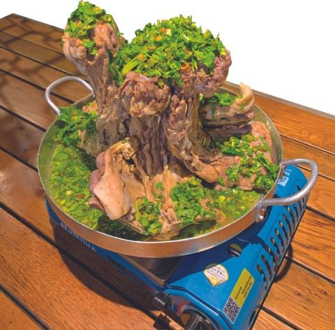  Laeng Saeb Sườn sốt ớt xanh - size nhỏ (S) 