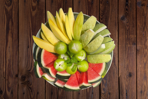  Trái cây dĩa nhiệt đới 