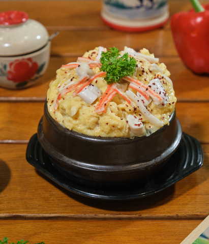  Trứng Hấp Thanh Cua 