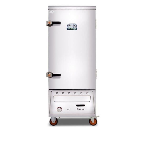 Tủ cơm công nghiệp 12 khay bằng gas