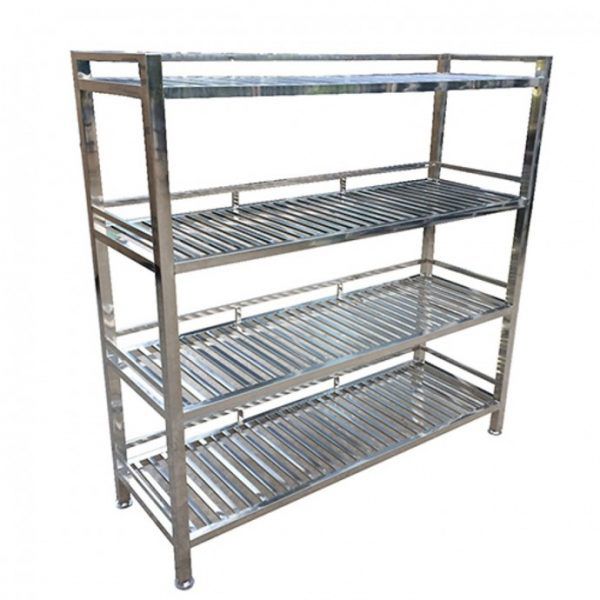 Kệ inox 4 tầng đựng chén đĩa | Kệ chén inox nhà bếp – Bếp Số 1 - Kênh ...