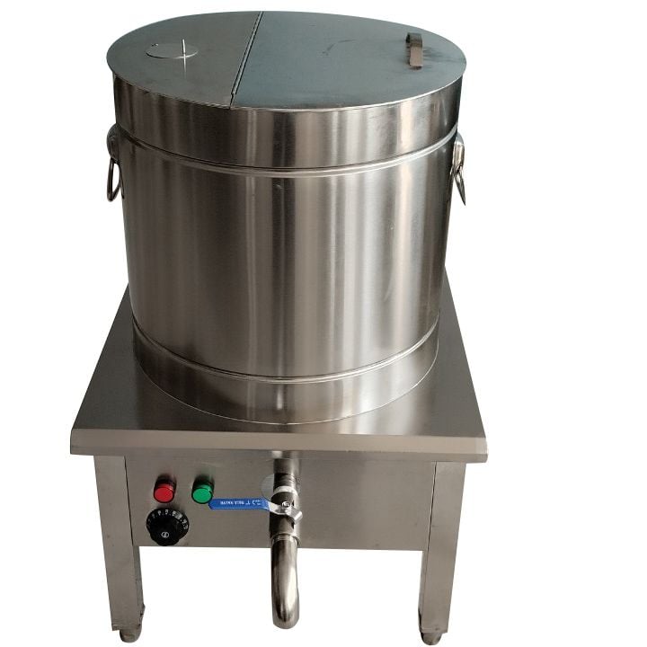Nồi nấu phở 50 lít bằng điện mâm nhiệt | Dày 3 lớp, inox 304 chống gỉ ...