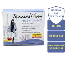 Special Mum Fer & Vitamines - Bổ sung sắt cho phụ nữ trước và sau khi sinh [ Nhập khẩu Pháp]