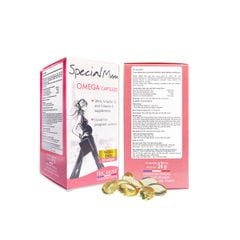 TPBVSK Special Mum Omega - Bổ sung DHA, Vitamin E, Vitamin D. Hỗ trợ tốt cho phụ nữ giai đoạn mang thai [Hộp 30 viên - Nhập khẩu Pháp]