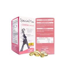 TPBVSK Special Mum Omega - Bổ sung DHA, Vitamin E, Vitamin D. Hỗ trợ tốt cho phụ nữ giai đoạn mang thai [Hộp 30 viên - Nhập khẩu Pháp]