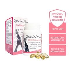 TPBVSK Special Mum Omega - Bổ sung DHA, Vitamin E, Vitamin D. Hỗ trợ tốt cho phụ nữ giai đoạn mang thai [Hộp 30 viên - Nhập khẩu Pháp]