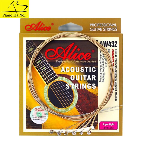 Dây Đàn Guitar Acoustic Alice AW-432