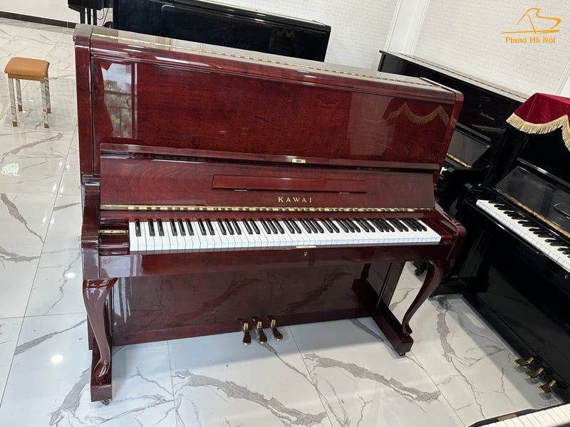 KAWAI KL-705 アップライトピアノ Kawai KL-705 Upright Piano | Dark Polished Walnut | SN