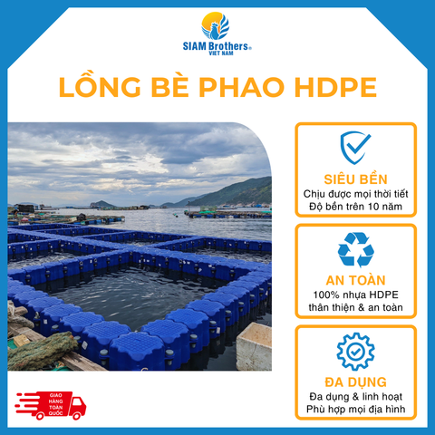  Phao Lồng Bè HDPE 
