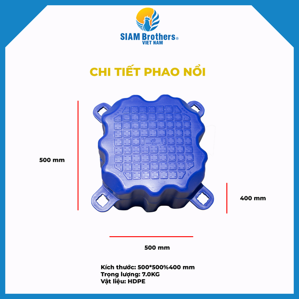 Phao Nổi HDPE Đa Năng 