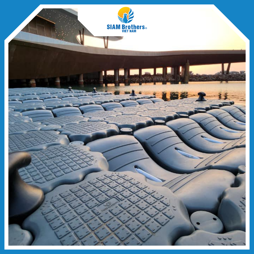 Bến Đậu Phao Nổi HDPE (Du Thuyền, Ca nô, Jetski)