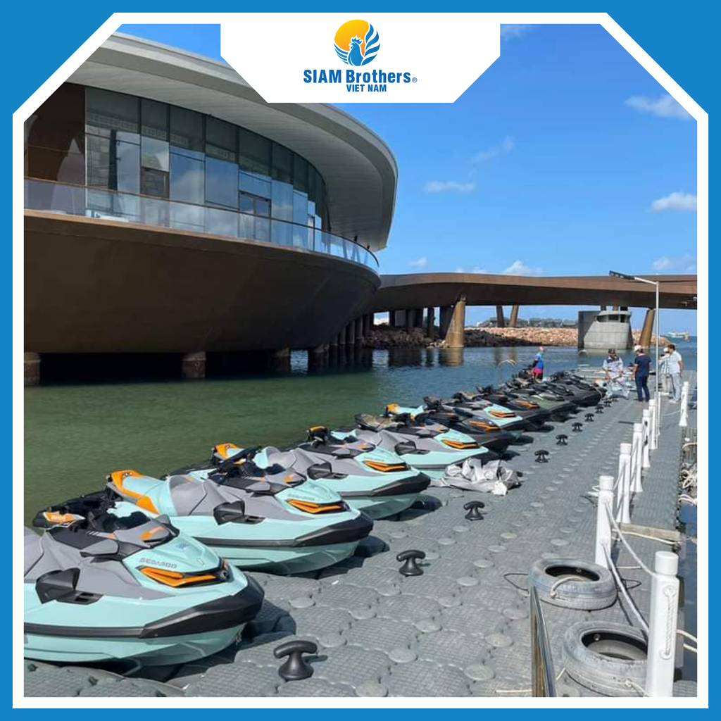 Bến Đậu Phao Nổi HDPE (Du Thuyền, Ca nô, Jetski)