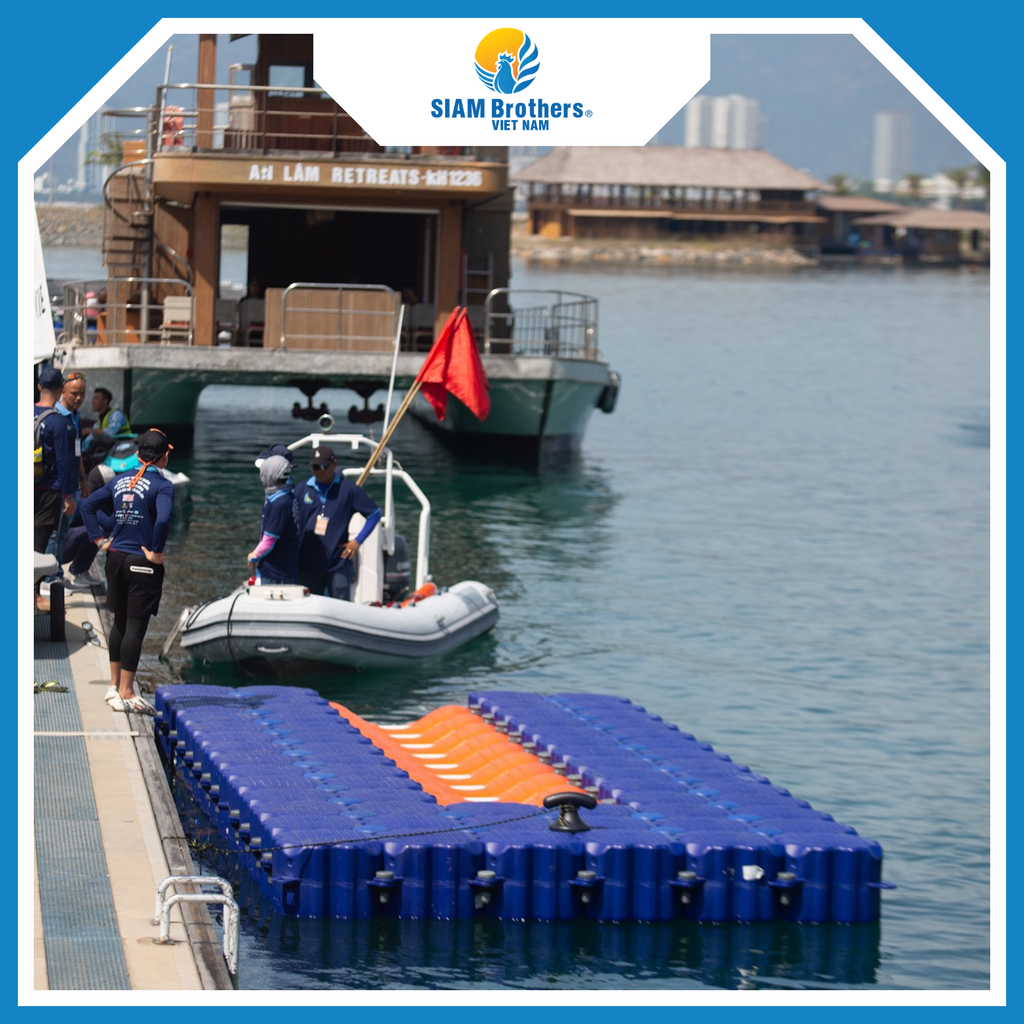 Bến Đậu Phao Nổi HDPE (Du Thuyền, Ca nô, Jetski)