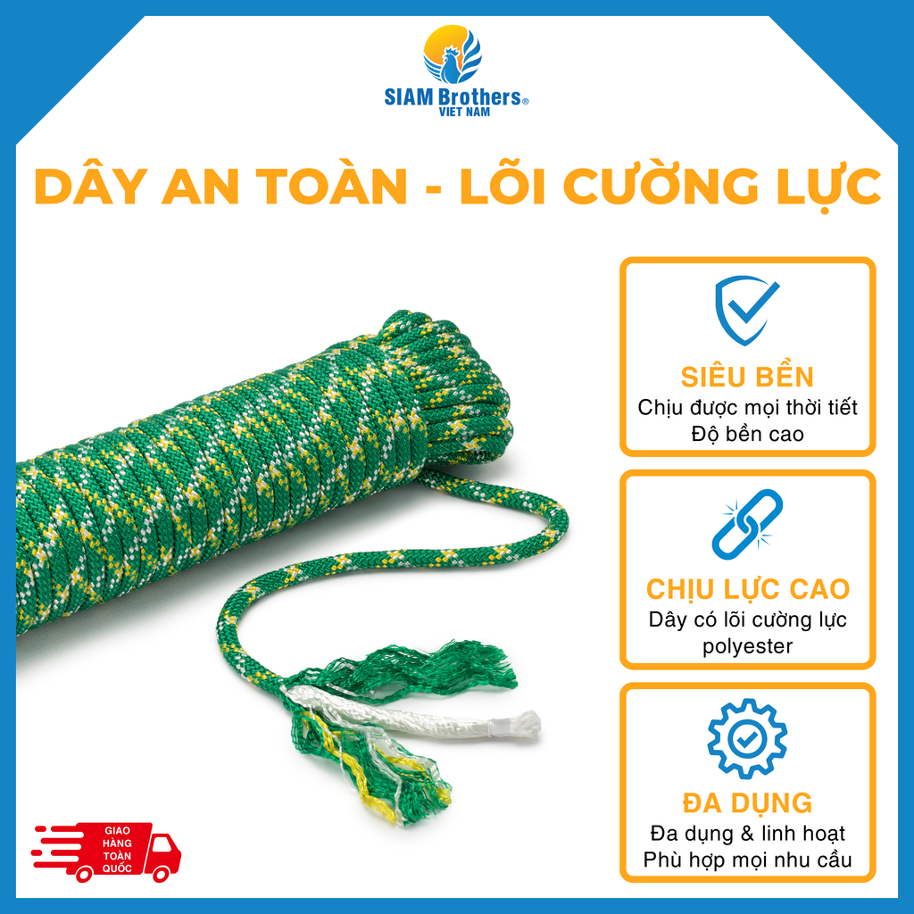 Dây An Toàn - Dây Cường Lực Polyester