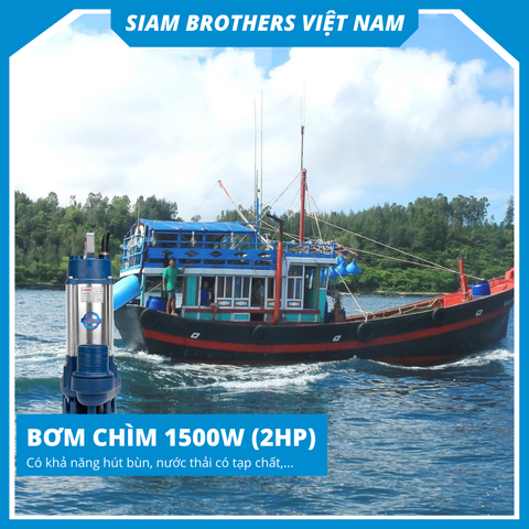  Bơm Chìm Công Suất Cao SWQD-3”-1500W 