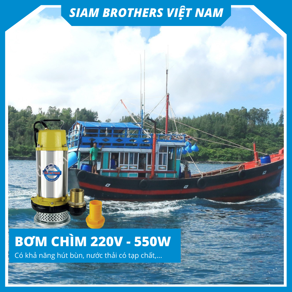 Bơm chìm bọc inox SSS10-10-0.55-550W