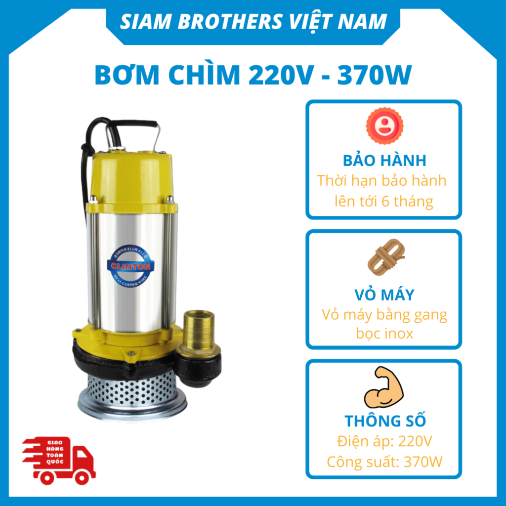 Bơm Chìm Bọc Inox SSS1.5-16-0.37-370W