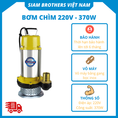  Bơm Chìm Bọc Inox SSS1.5-16-0.37-370W 