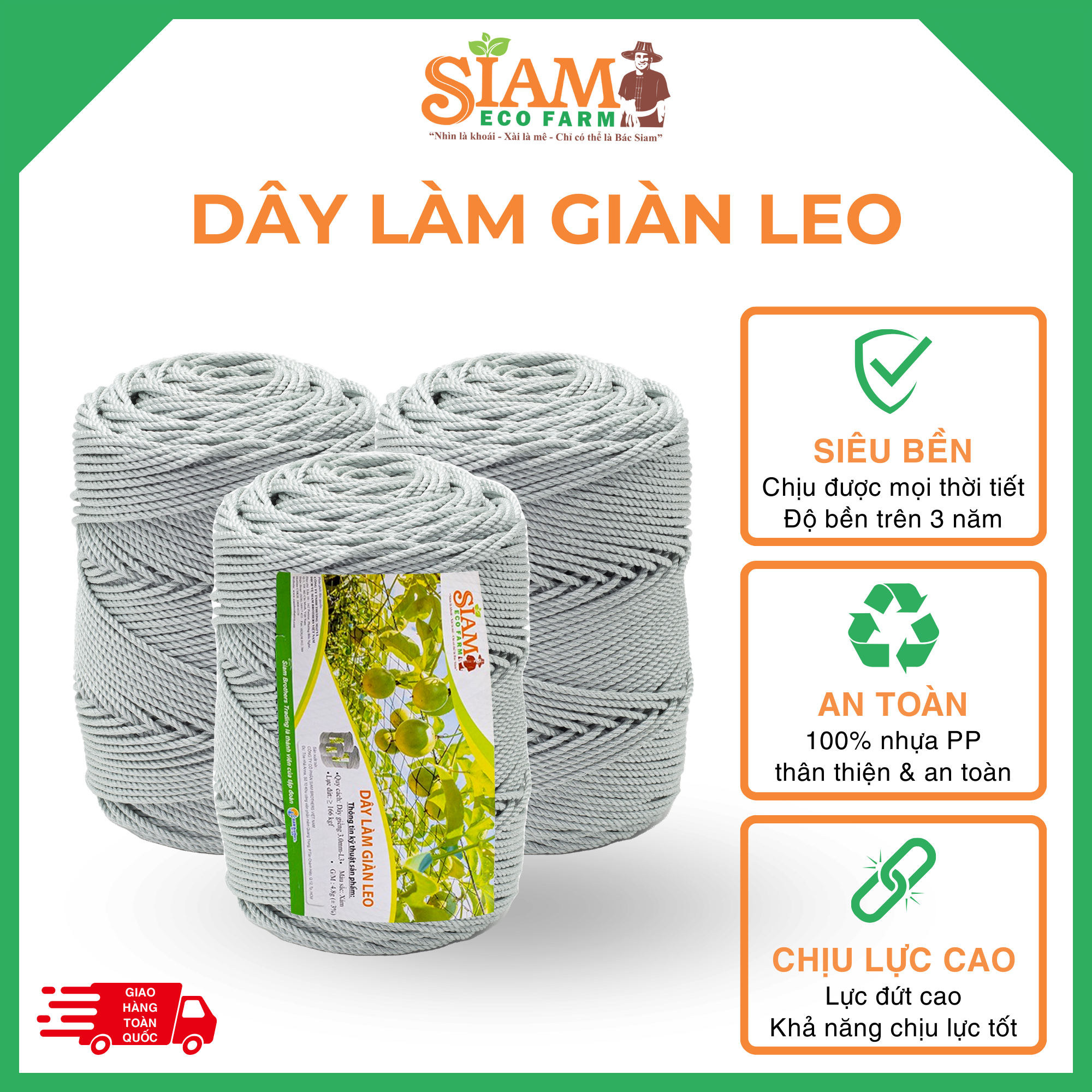 dây giàn leo SIAM Eco Farm