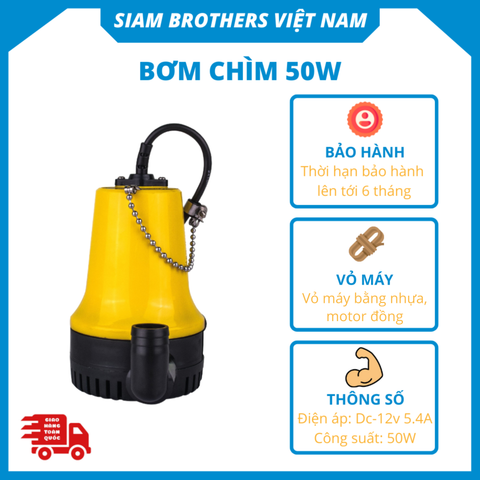  Bơm Chìm BP-12V-50W 