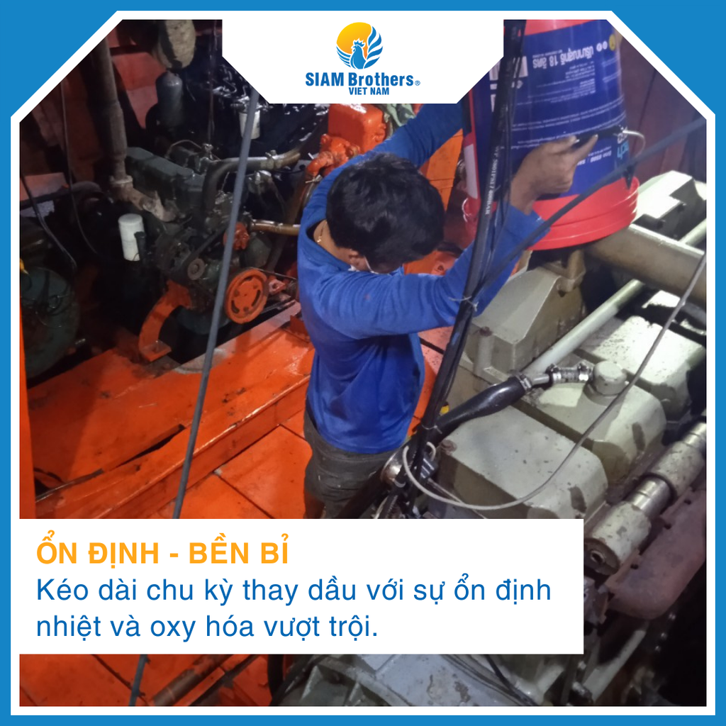Dầu Nhớt PTT Seatech cho tàu cá (5000, 6000, 6500)