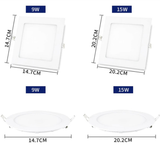  Đèn led ốp trần khung chìm (Led Slim Panel Light) 