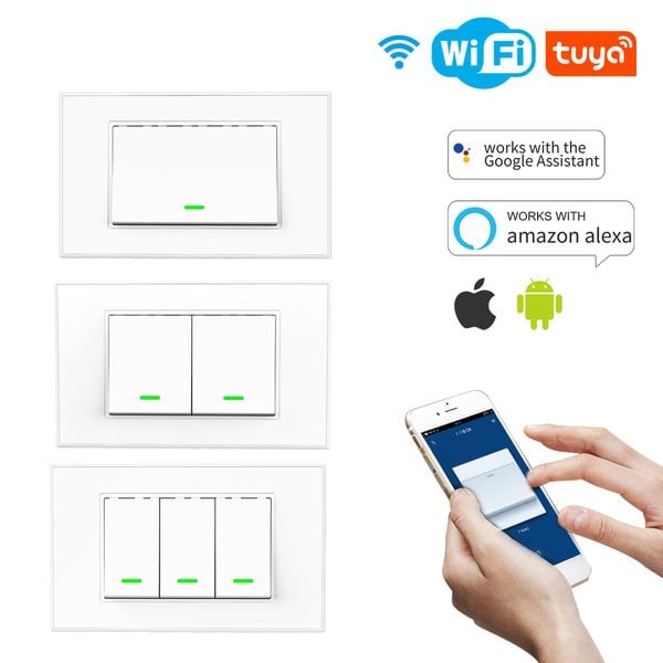  Công tắc thông minh - TB2 (Mặt chữ nhật) 