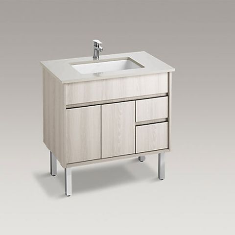 NEW URBANITY LIGHT WOOD BATHROOM CABINET