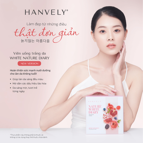  Viên uống Nature White Diary HANVELY 