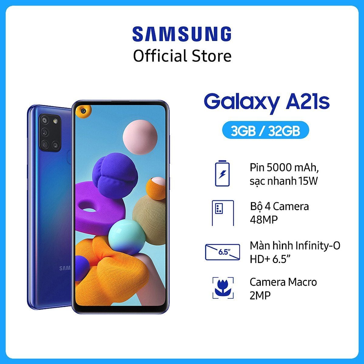 smartphone galaxy a21 camera features