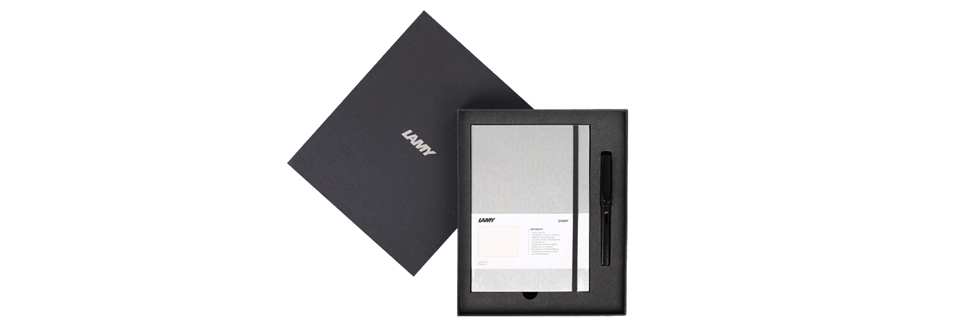  Notebook Hardcover + Al-star fountain pen gift set 