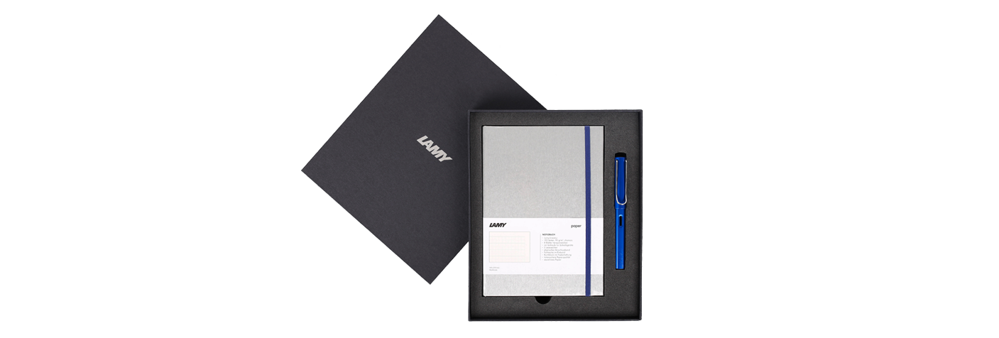  Notebook Hardcover + Al-star fountain pen gift set 